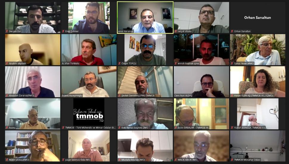 TMMOB YÖNETİM KURULU VE ODA BAŞKANLARI ORTAK TOPLANTISI GERÇEKLEŞTİRİLDİ