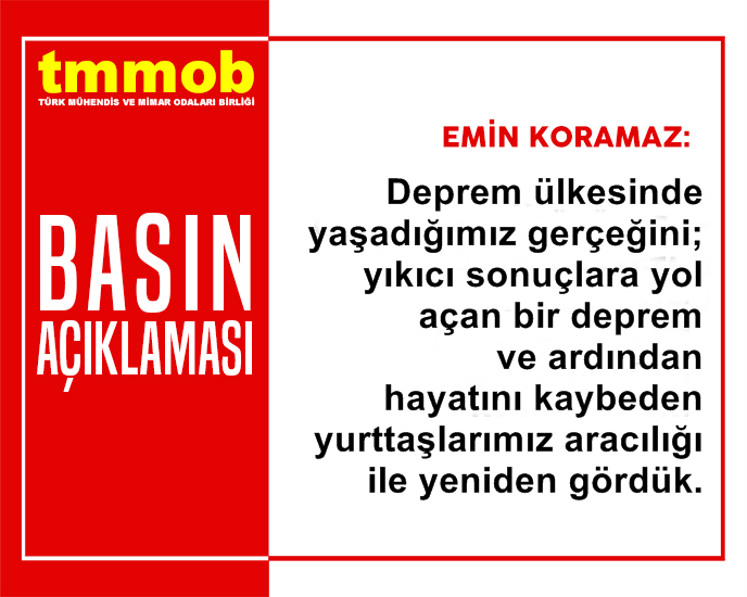 BİR DEPREM ÜLKESİ OLDUĞUMUZ GERÇEĞİNİ İZMİR'DE YENİDEN GÖRDÜK