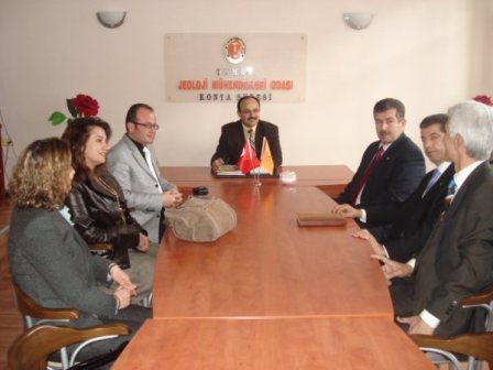 JEOLOJİ MÜHENDİSLERİ ODASINI ZİYARET ETTİK