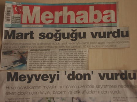 “MART SOĞUĞU VURDU”- MERHABA 19 MART 2010