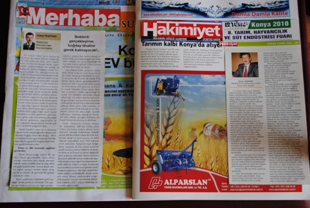 “BEKLENTİ GERÇEKLEŞİRSE BUĞDAY İTHALİNE GEREK KALMAYACAK”-MERHABA DERGİSİ-HAKİMİYET DERGİSİ