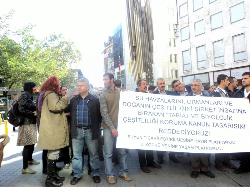 TABİATA VE BİYOÇEŞİTLİLİĞE SALDIRIYI KINADIK