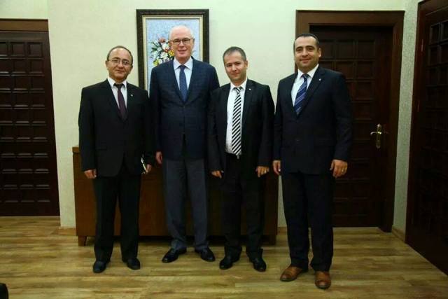 ODUNPAZARI BELEDİYE BAŞKANI`NA ZİYARET