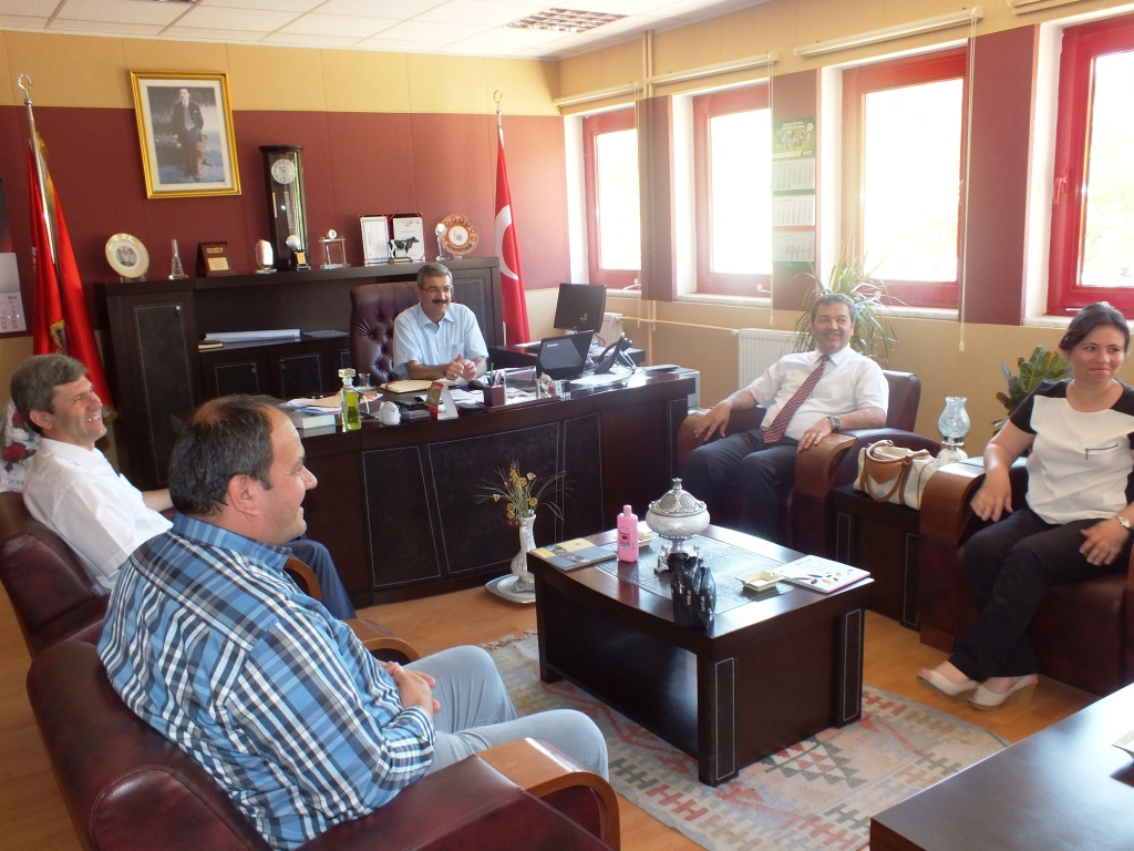 KSÜ ZİRAAT FAKÜLTESİ DEKAN VE YARDIMCILARINA ZİYARET