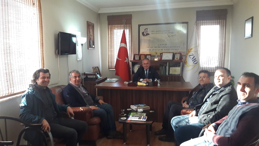 TURGUT ÖZAL ÜNİVERSİTESİ ZİRAAT FAKÜLTESİ DEKANI VE ÖĞRETİM GÖREVLİLERİNİN ZİYARETİ