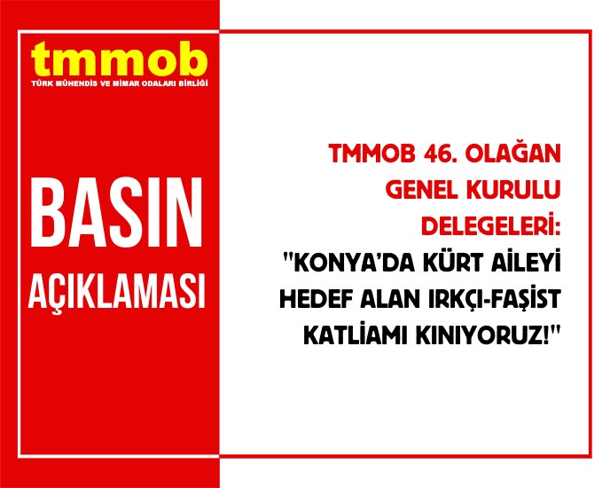 KONYA'DA KÜRT AİLEYİ HEDEF ALAN IRKÇI-FAŞİST KATLİAMI KINIYORUZ!