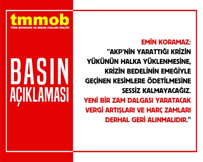 SEÇİM BİTTİ PEMBE TABLO GİTTİ! HALKI SEFALETE SÜRÜKLEYEN ZAMLARA VE VERGİ ARTIŞLARINA HAYIR!